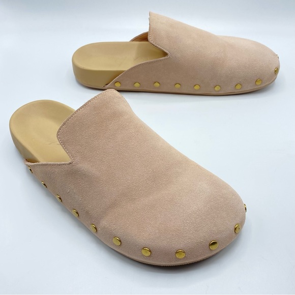 J. Crew Pacific Studded Clogs in Suede - Picture 1 of 16